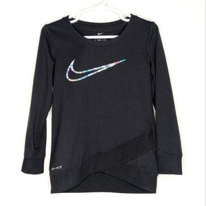 Nike Dri Fit Black Athletic Shirt 3T